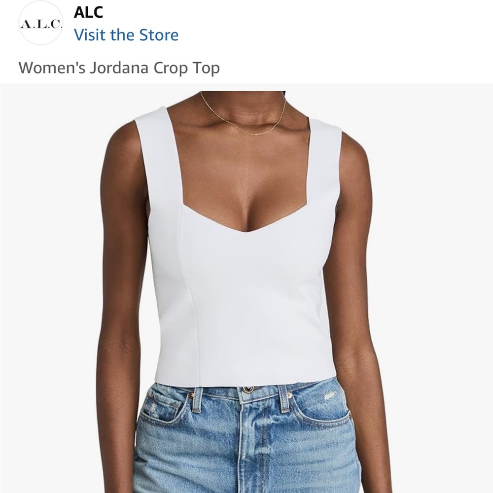 A.L.C. White Jordana Top Chic Essential